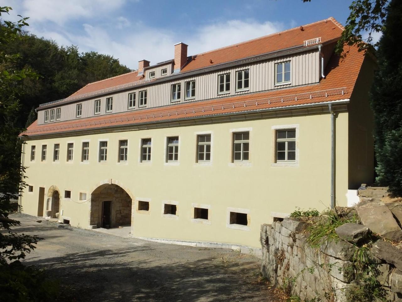 "Gesindestube" - Hammergut Neidberg Rosenthal-Bielatal Buitenkant foto